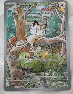 Pokemon TCG Meowth Card 106/094 Basic HP 70 Holo PFLN English 2025 - Image 4