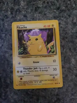 Vintage Pikachu - Base Set 58/102 - Pokemon Card - EXC / Near Mint Condition p5 - Image 1
