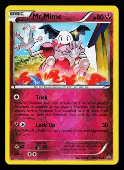 Mr. Mime 101/160 Reverse Holo Uncommon Primal Clash Pokemon Card - Image 1