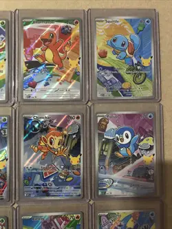 Pokemon 2026 First Partner Illustration Collection Series 1 Promo set (9 cards) - Image 4
