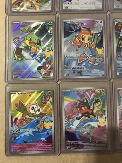 Pokemon 2026 First Partner Illustration Collection Series 1 Promo set (9 cards) - Image 5