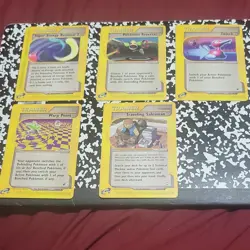 Pokemon e-Card Trainer Lot 2002 - Super Energy Removal, Reversal, Switch, Warp … - Image 1