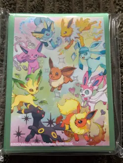 Pokemon TCG Prismatic Evolutions Super Premium Collection Card Sleeves - Image 1