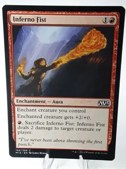 MTG - M15 - Inferno Fist - #150 - Lightly Played - Image 1