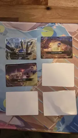 Riftbound Worlds Bundle 2025 Regular Size Battlefields + 3 Artist Blank Cards - Image 1