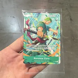 One Piece Character Roronoa Zoro Promo Card P-114 - Image 1