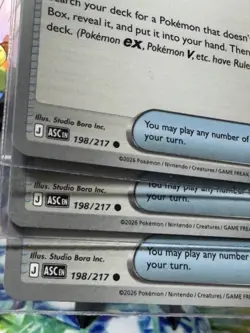 Pokemon TCG Poke Pad Trainer-Item Card Lot 3x ASC Ascended Heroes 198/217 - Image 3