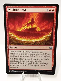 MTG - Bloomburrow - Wildfire Howl - #0162 - Playset x4 - Near Mint - Image 1