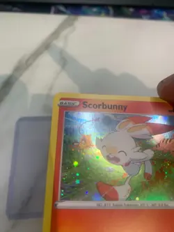 Scorbunny - (Cosmos Holo) SWSH244 SWSH: Sword & Shield Promo Cards Holo - Image 3