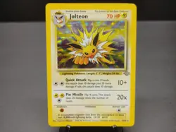 Jolteon 4/64 Holo Jungle Set Rare Pokemon Card Moderately Played MP - Image 1