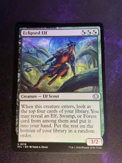 MTG * Eclipsed Elf Lorwyn Eclipsed * 1X * NM - Image 1
