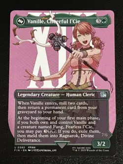 MTG Final Fantasy Vanille, Cheerful I'Cie Borderless 0392 NM - Image 1