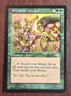 Skyshroud Poacher - MtG Nemesis - R119 NM 2000 - Image 2