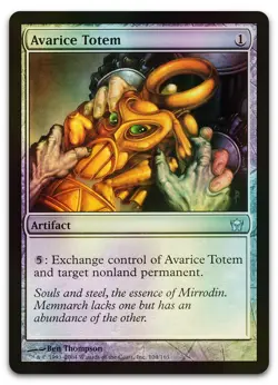 Avarice Totem #104 (Foil) (NM) Fifth Dawn 5DN Magic MTG - Image 1