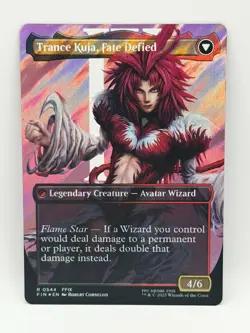 Kuja, Genome Sorcerer #0544 Final Fantasy MTG NM Borderless Surge Foil - Image 2