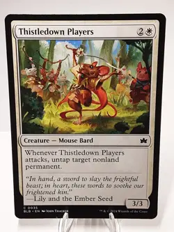 MTG - Bloomburrow - Thistledown Players - #0035 - Playset x4 - Near Mint - Image 1