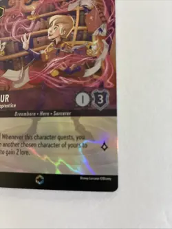 Disney Lorcana Arthur Wizard's Apprentice Enchanted Pack Fresh Into Protection - Image 5