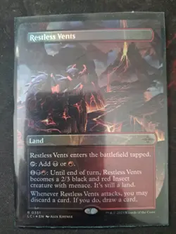 Restless Vents (Borderless) The Lost Caverns of Ixalan Foil Magic MTG - Image 1