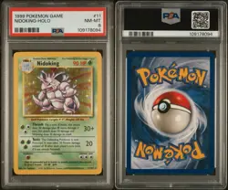 Nidoking Holo #11 Base Set 1999 Pokemon - PSA 8 NM-MT - Image 5