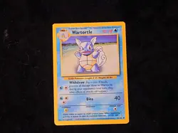 Wartortle Base Set Regular Pokemon TCG Lightly Played - Image 1