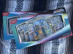 Pokemon Prismatic Evolutions Lucario EX And Tyranitar EX Premium Collection Sams - Image 1