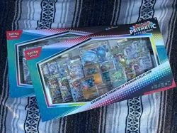 Pokemon Prismatic Evolutions Lucario EX And Tyranitar EX Premium Collection Sams - Image 2