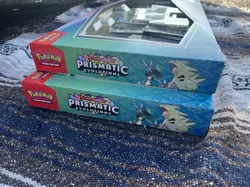 Pokemon Prismatic Evolutions Lucario EX And Tyranitar EX Premium Collection Sams - Image 4