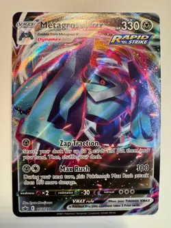 Pokemon TCG Chilling Reign SWSH06: Metagross VMAX 113/198 Ultra Rare - Image 3