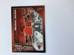 MICHAEL JORDAN 2009-10 UPPER DECK #3D-MJ 3D STARS BULLS - Image 2