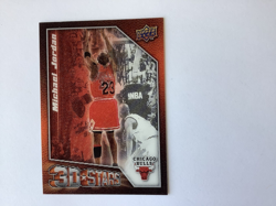 MICHAEL JORDAN 2009-10 UPPER DECK #3D-MJ 3D STARS BULLS - Image 3