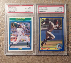 1990 Sammy Sosa 10 Card PSA Graded Lot Fleer, Donruss, Score - Image 5