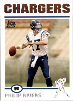 2004 Topps #375 Philip Rivers RC ROOKIE CARD CHARGERS COLTS - Image 1