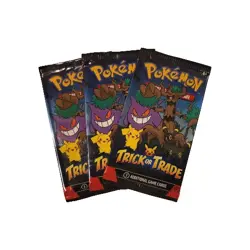 3 Pack Pokemon Trick or Trade Booster Packs 2024 Halloween Card Lot Bundle - Image 1