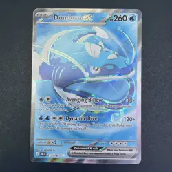 Pokemon Dondozo EX Holo Ultra Rare Card 211/182 Sv10: Destined Rivals - Image 1