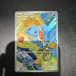 Pokemon Squirtle Me: Mega Evolution Promo Basic Holo Card 80 HP 039 - Image 1