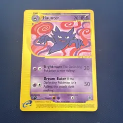 Pokemon TCG Haunter 80/165 Expedition Base Set 2002 Nintendo E-Reader card - Image 1