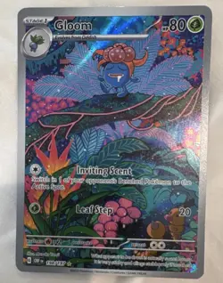Pokemon TCG Gloom Card 198/197 Obsidian Flames Stage 1 HP 80 Holo Illustration … - Image 1