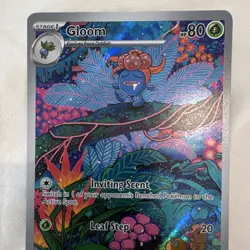 Pokemon TCG Gloom Card 198/197 Obsidian Flames Stage 1 HP 80 Holo Illustration … - Image 3
