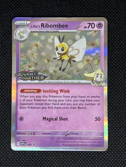 Lillie's Ribombee - 183 (Prerelease) 183 Sv: Scarlet & Violet Promo Cards Holo - Image 1