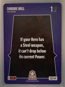 Chrome Will 2025 Bo Jackson Battle Arena Alpha Update Play Card #PL-77 - Image 1