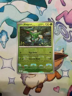 Pokemon TCG Scarlet & Violet White Flare Virizion Master Ball Pattern 010/086 NM - Image 1