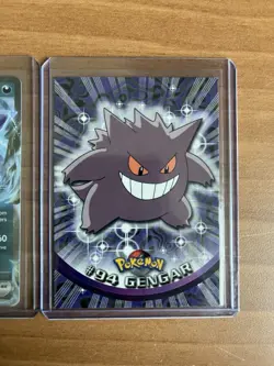 #94 gengar 1999 topps card and gengar ex 104/162 lot of 2 pokemon TCG cards - Image 3