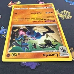Lucario 117/236 Unified Minds NM Mint Pokemon TCG Card - Image 4