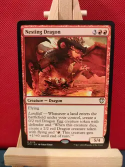 Nesting Dragon - Outlaws of Thunder Junction Commander - Rare - NM - MTG - Image 1