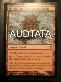 mtg magic Shinka, the Bloodsoaked Keep ENGLISH forteresse sanglante kamigawa - Image 1