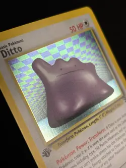 Pokemon Ditto 3/62 Fossil 1st Edition - Image 3