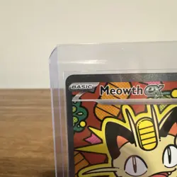 Pokemon Meowth EX Full Art Holo 121/088 POR Basic Cat Natsumi Yoshida - Image 3