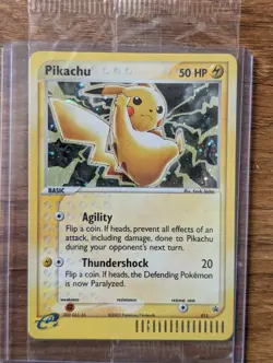 SEALED 2003 Pokemon Pikachu 012 Meowth 013 Black Star Promo Holo WOTC E-Reader - Image 1