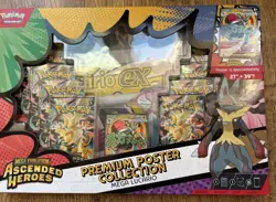 Ascended Heroes Premium Poster Collection Mega Lucario EX New Sealed - Image 1