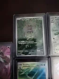 Pokemon TCG Lot: Fezandipiti ex Full Art + Swanna IR & 3 Illustration Rares NM - Image 3